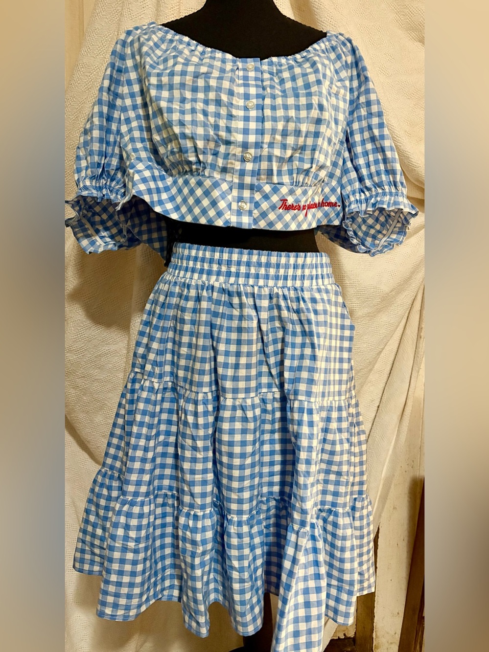 Torrid Blue Gingham Two-Piece Dress Set NWT 2X